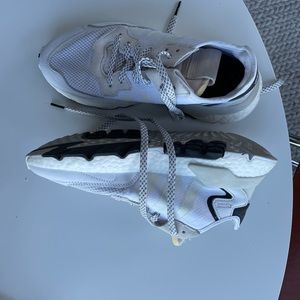 White Adidas sneakers size 8.5